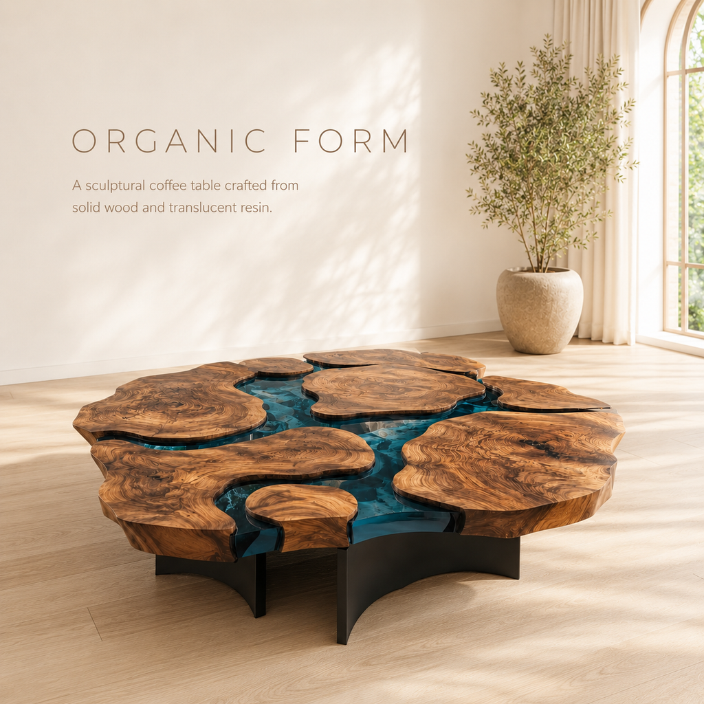 Brielle Sculpted Coffee Table - product image 03