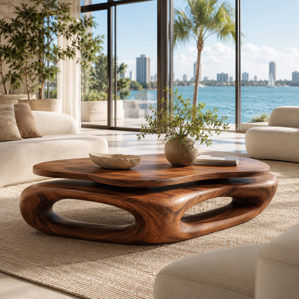 Orin Organic Modern Coffee Table - main view