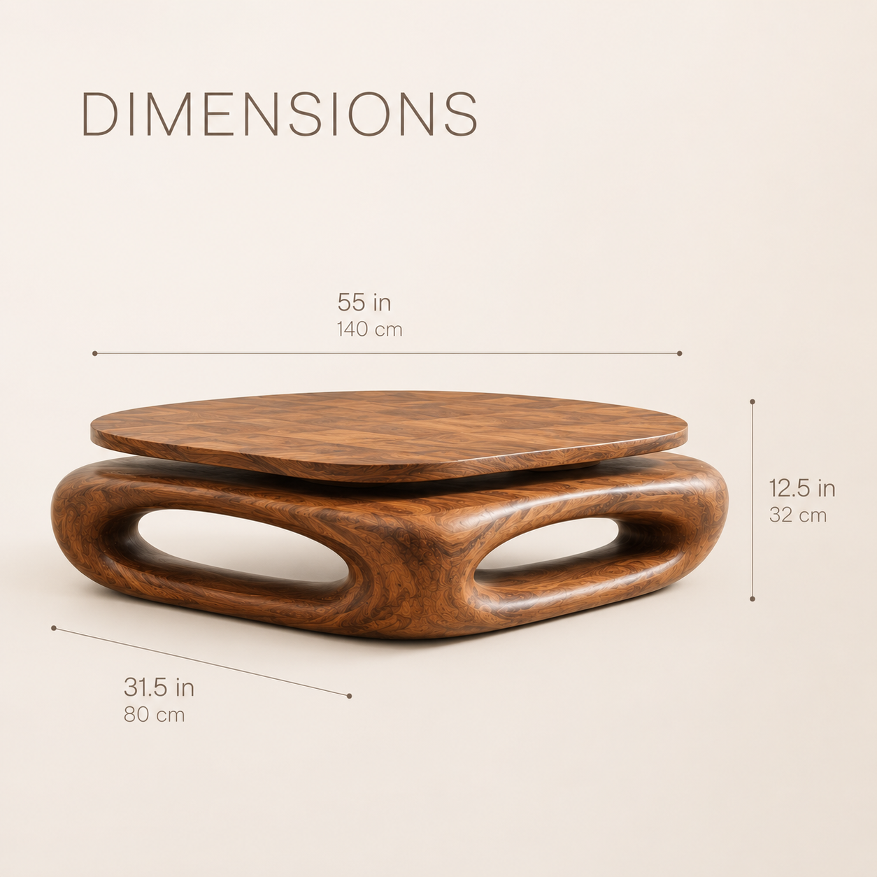 Orin Organic Modern Coffee Table - product image 08