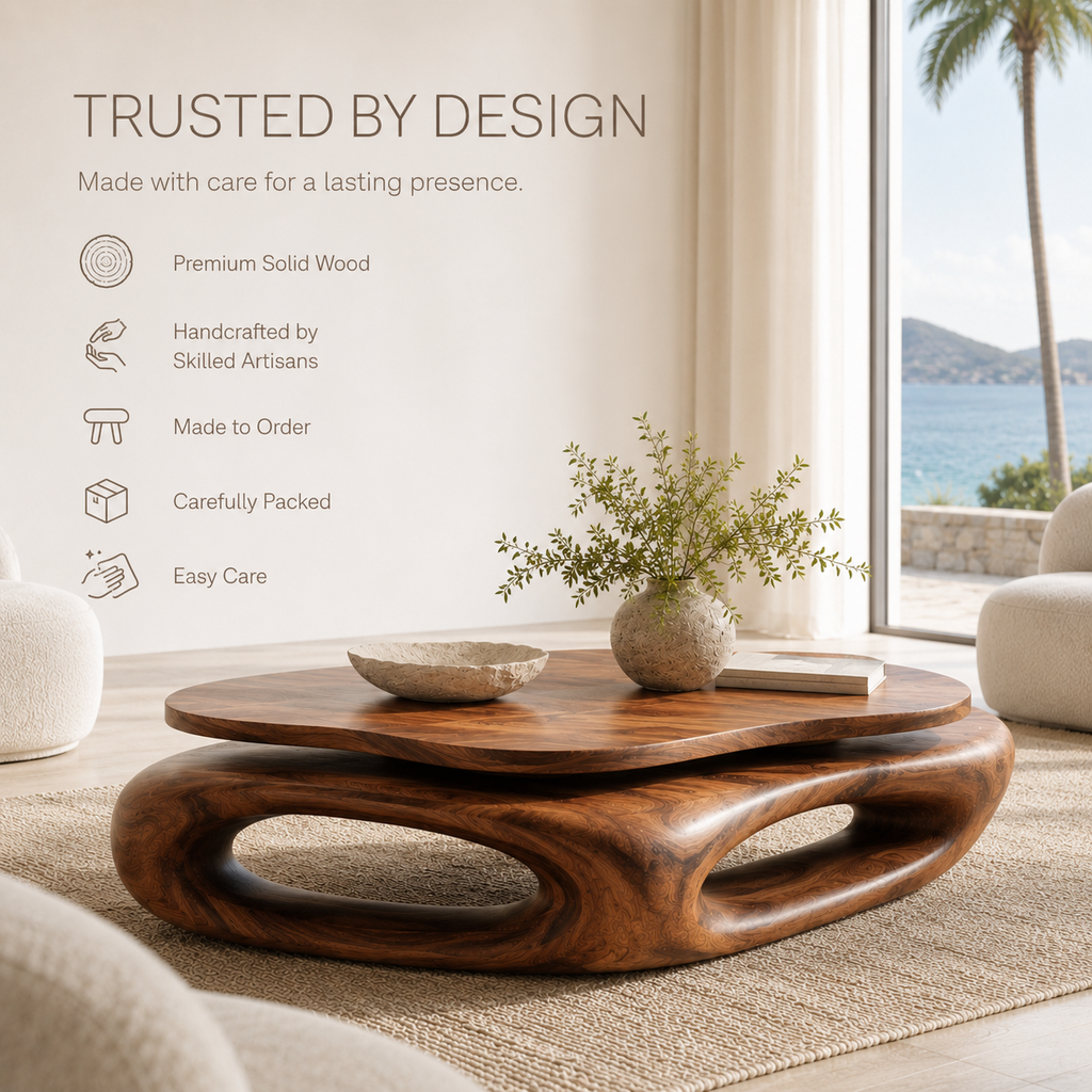 Orin Organic Modern Coffee Table - product image 09