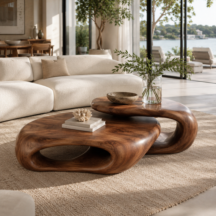 Selene Rounded Lounge Coffee Table - main view