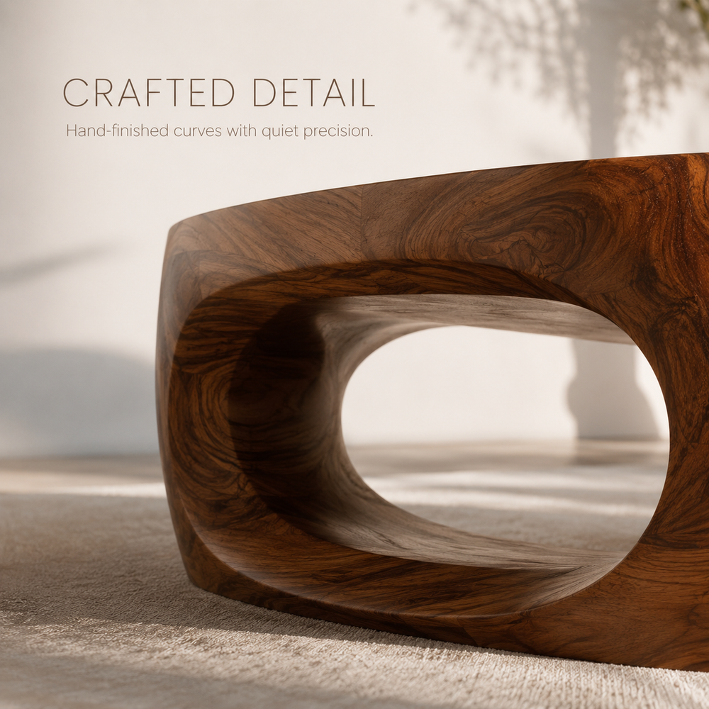 Celine Warm Modern Coffee Table - product image 06