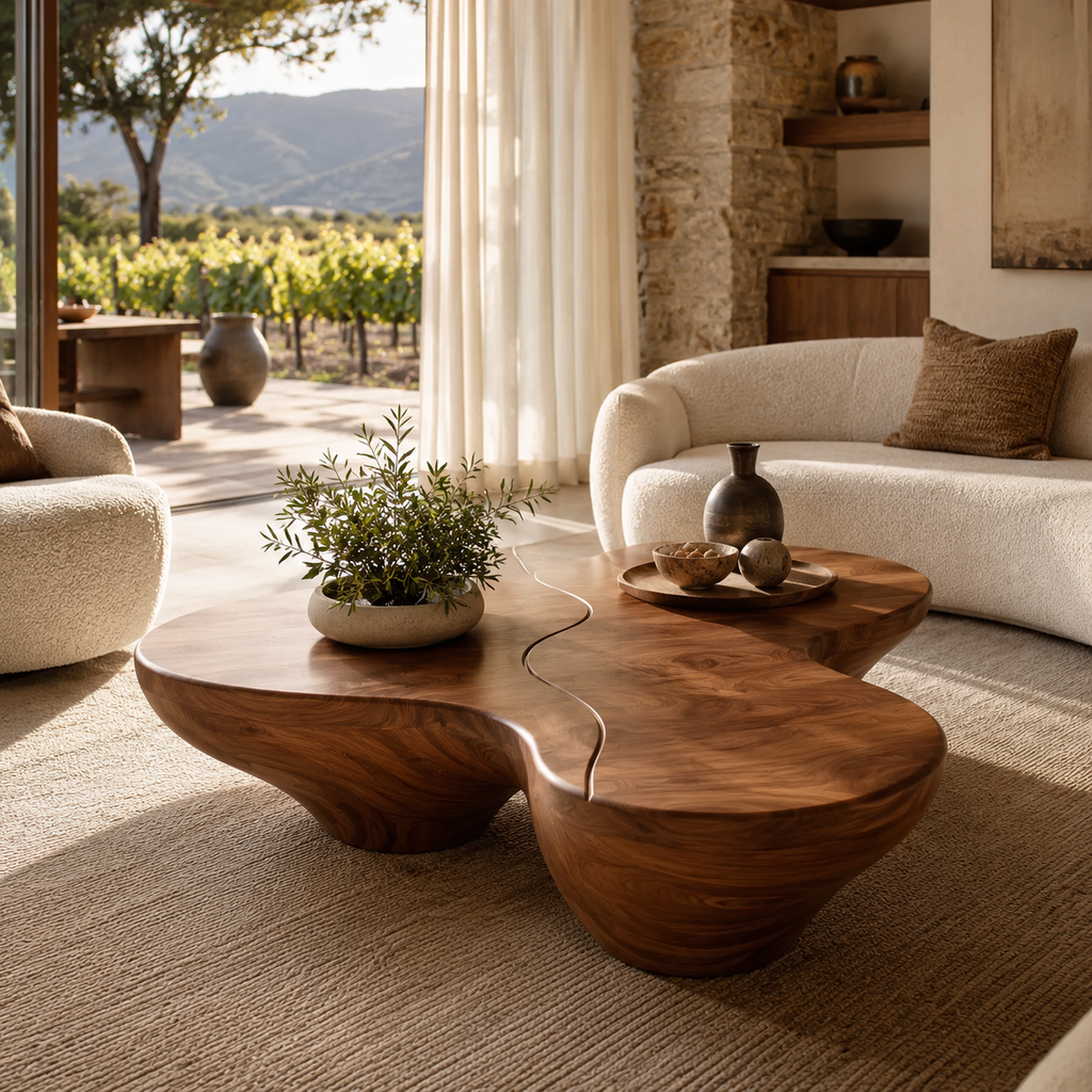 Aurelle Sculptural Coffee Table - main view