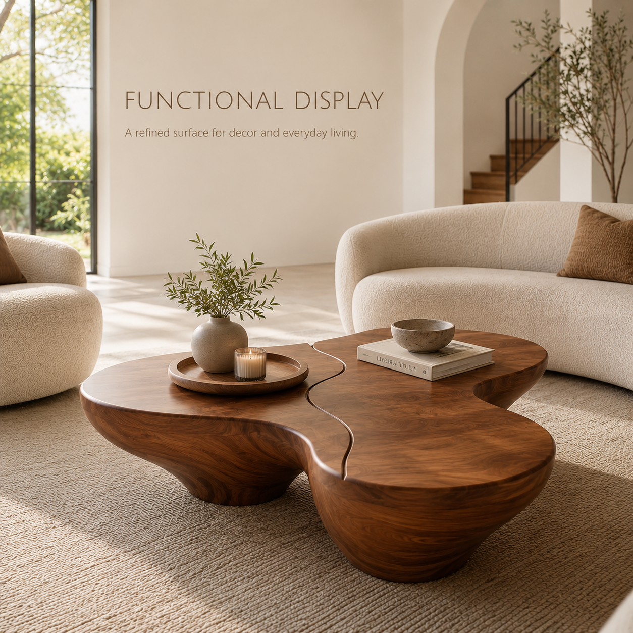 Aurelle Sculptural Coffee Table - product image 07