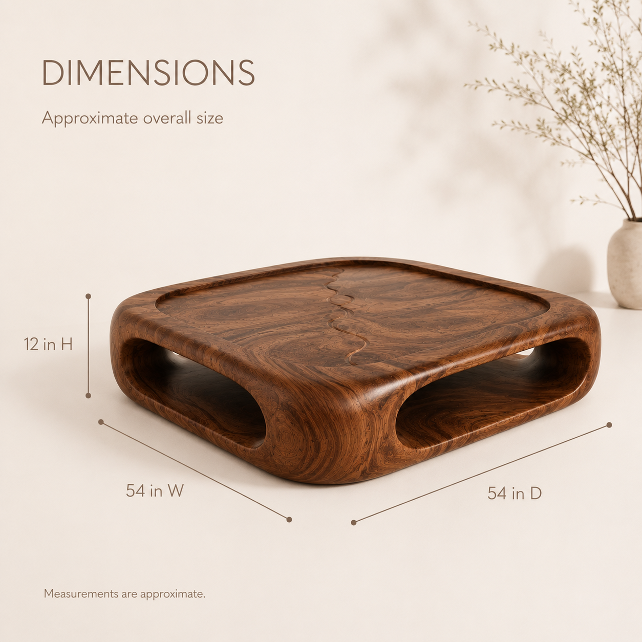 Marin Rounded Wood Coffee Table - product image 08