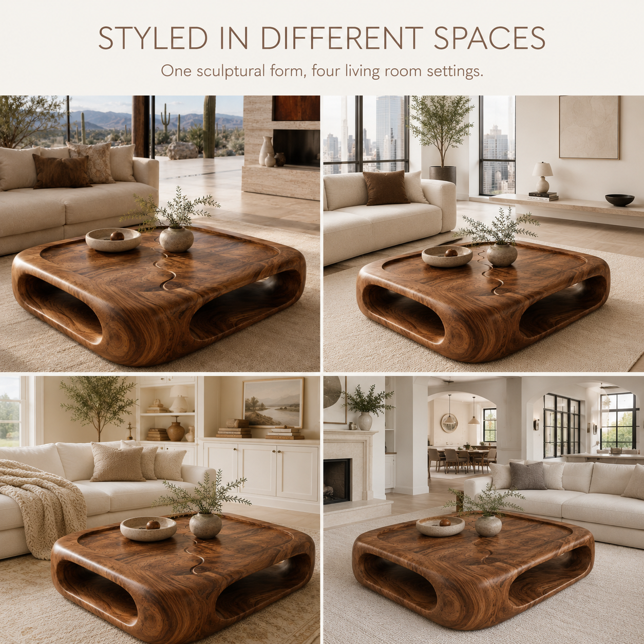 Marin Rounded Wood Coffee Table - product image 10