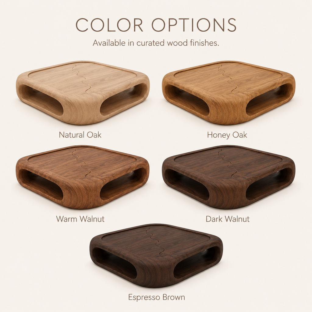 Marin Rounded Wood Coffee Table - product image 11