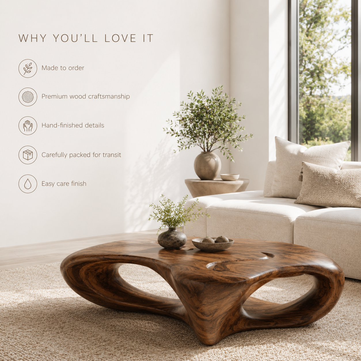Caldera Organic Coffee Table - product image 09