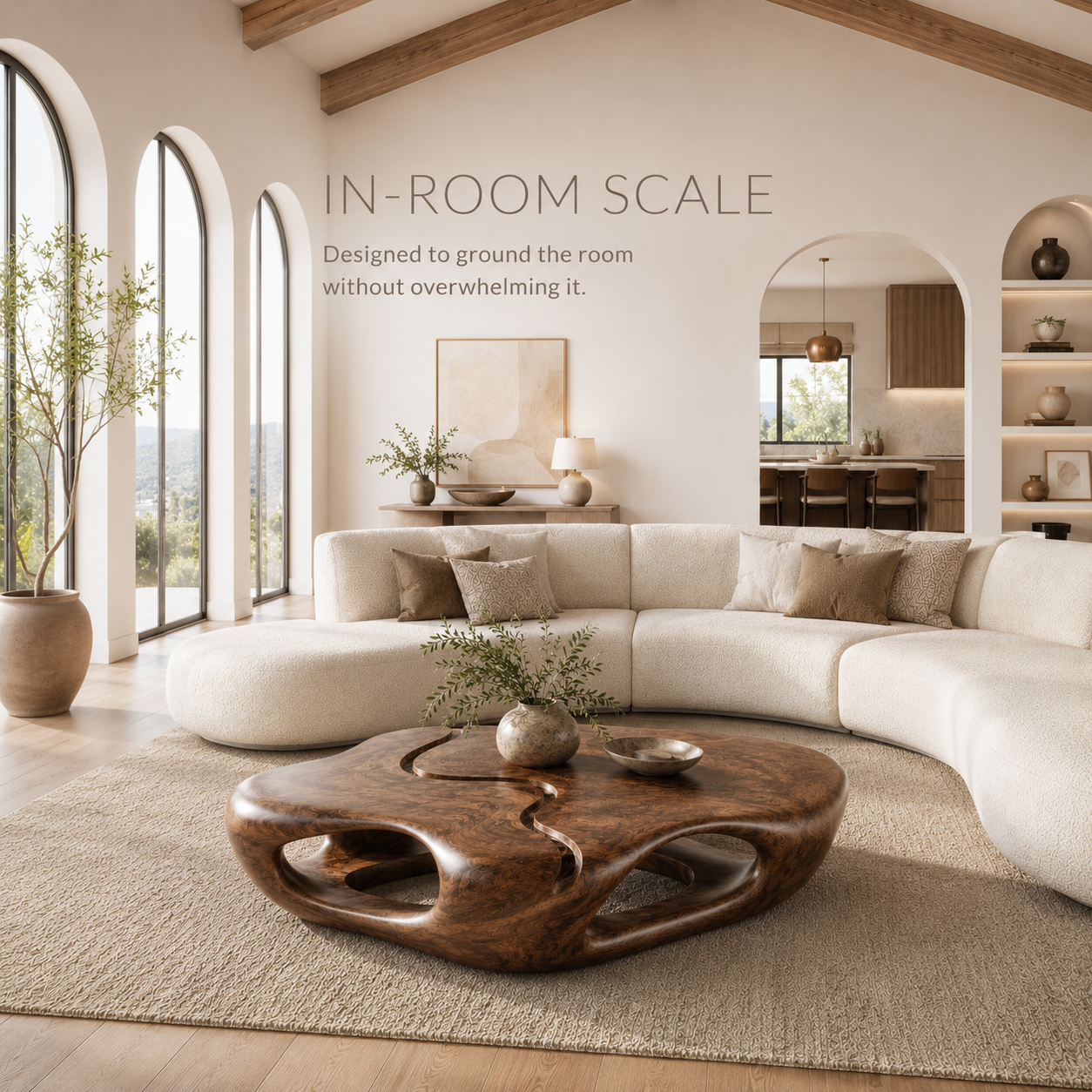 Elara Soft Curve Coffee Table - product image 04