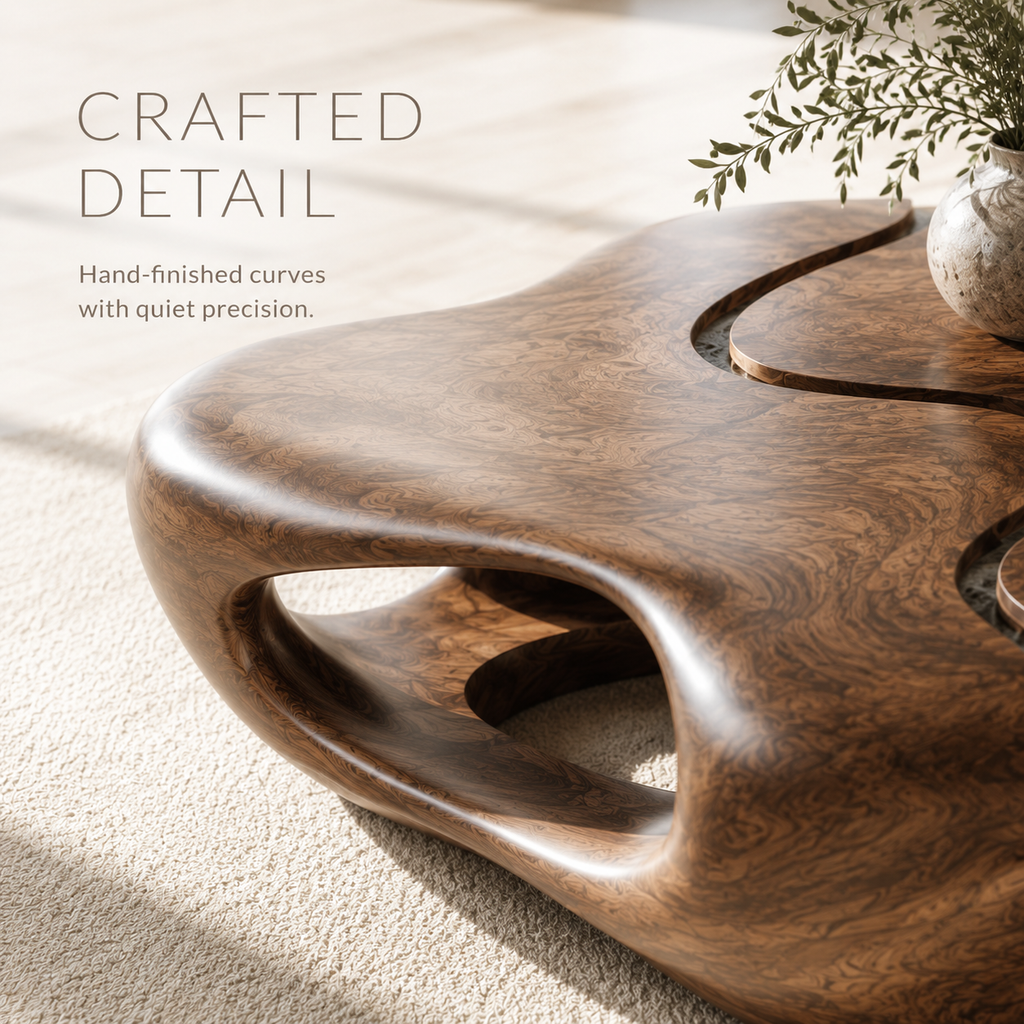 Elara Soft Curve Coffee Table - product image 06