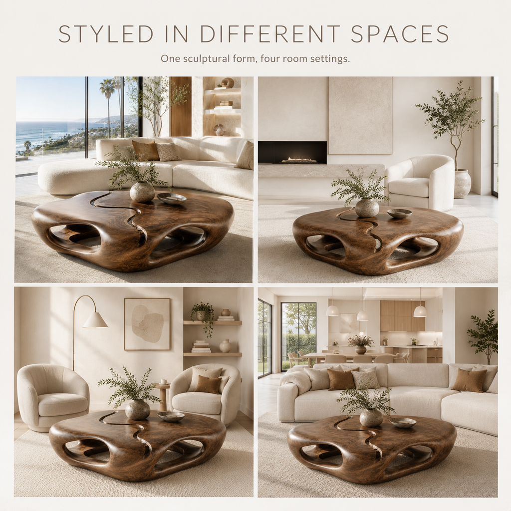 Elara Soft Curve Coffee Table - product image 10