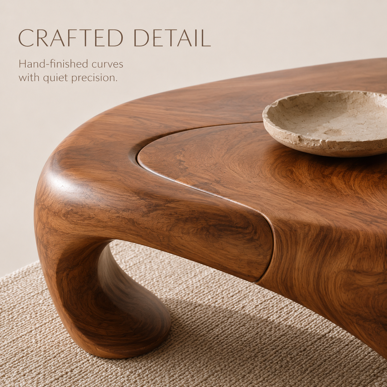 Liora Warm Walnut Coffee Table - product image 06