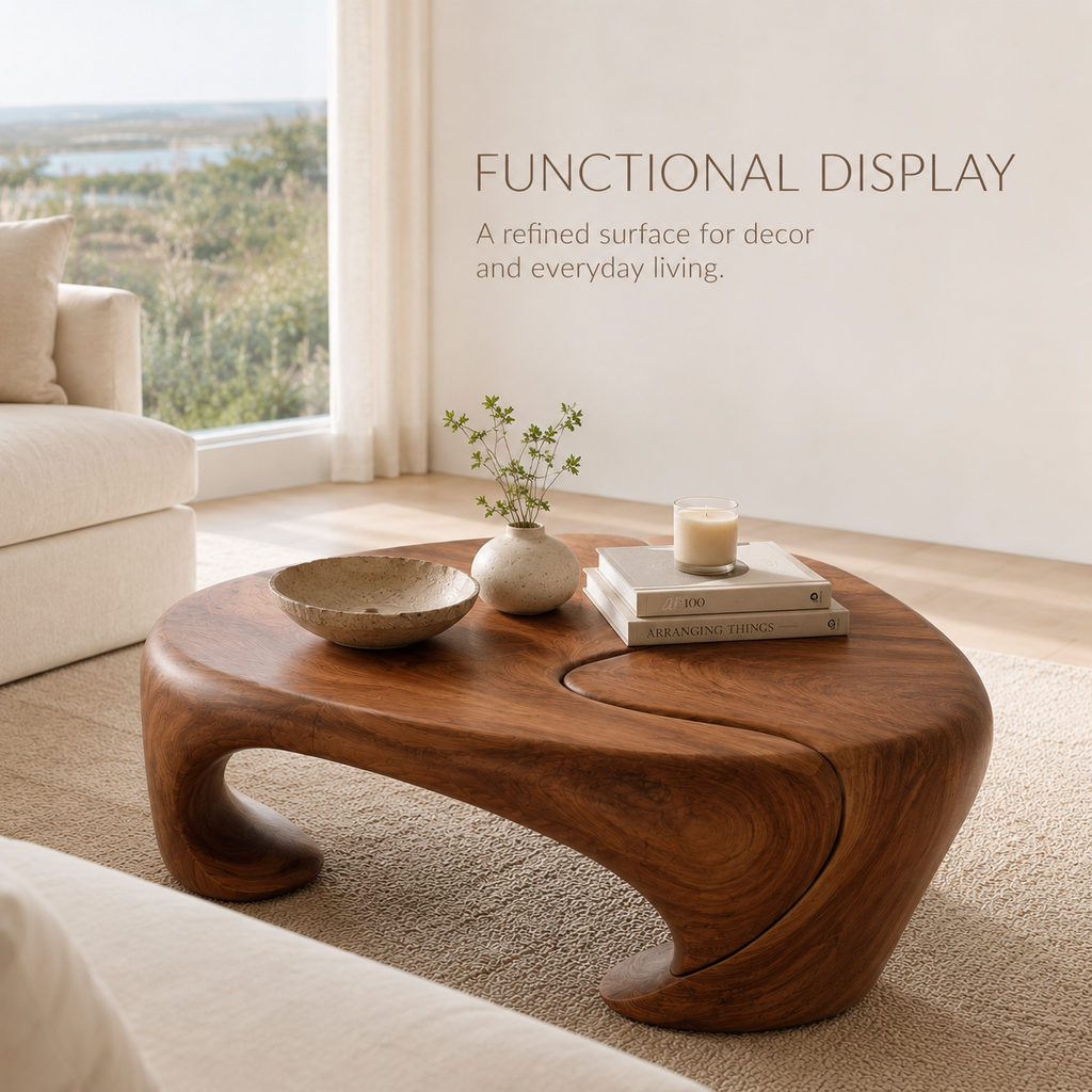 Liora Warm Walnut Coffee Table - product image 07