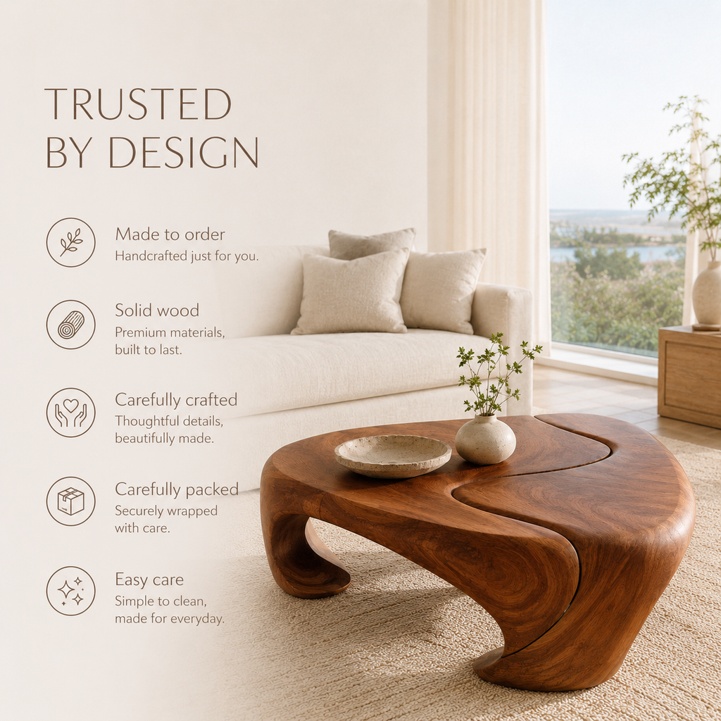Liora Warm Walnut Coffee Table - product image 09