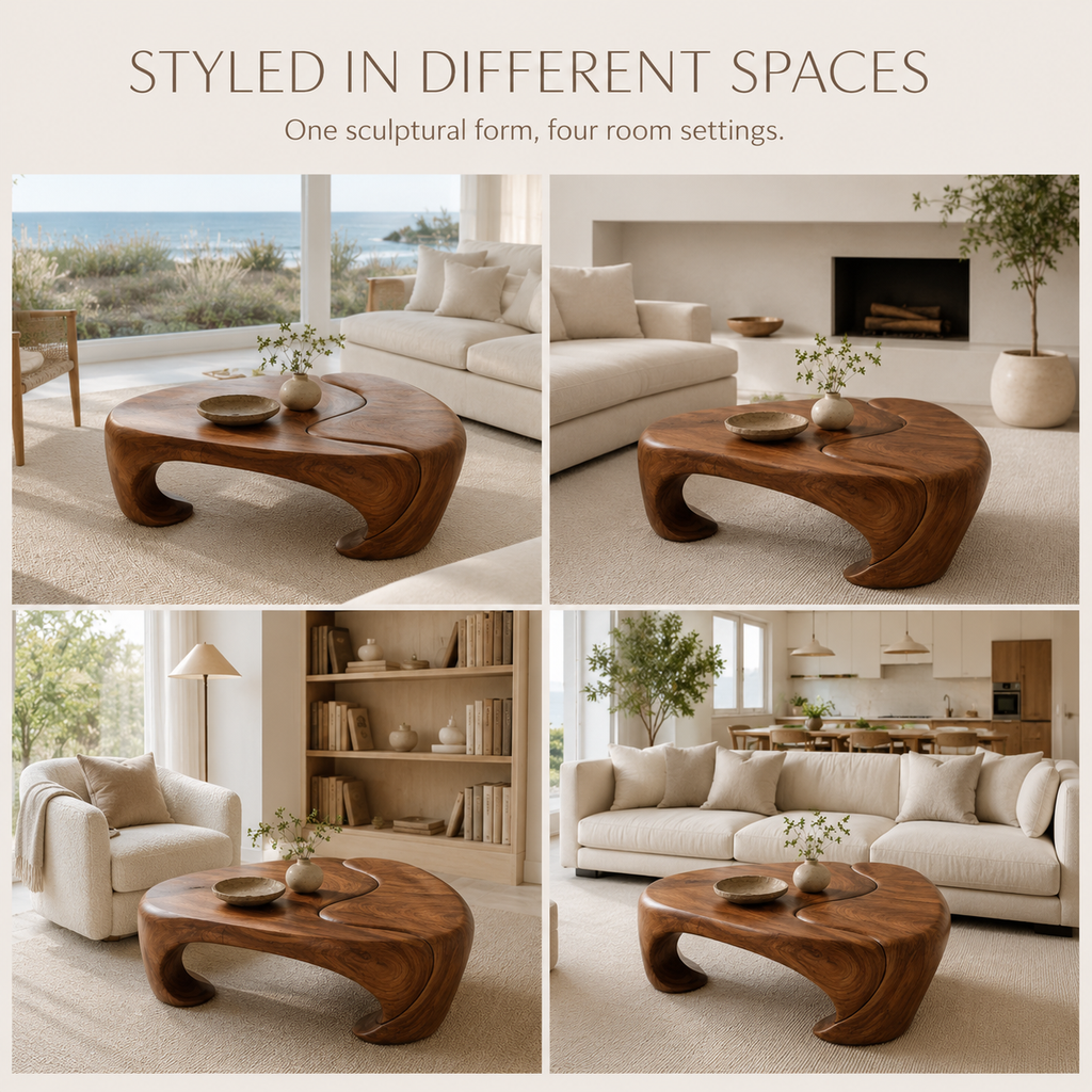 Liora Warm Walnut Coffee Table - product image 10