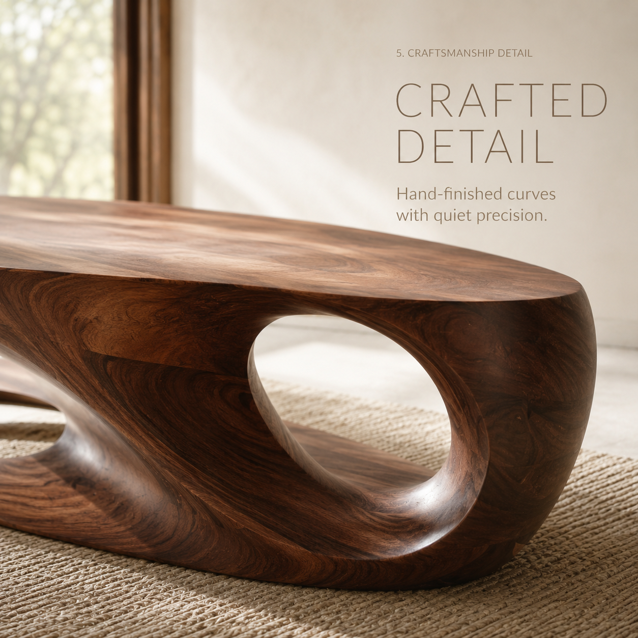 Brielle Sculpted Coffee Table - product image 06