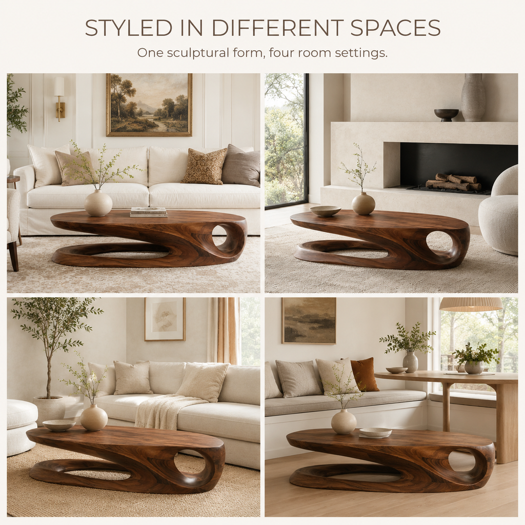 Brielle Sculpted Coffee Table - product image 10