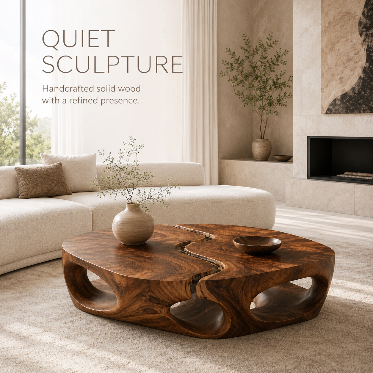 Orin Organic Modern Coffee Table - product image 02