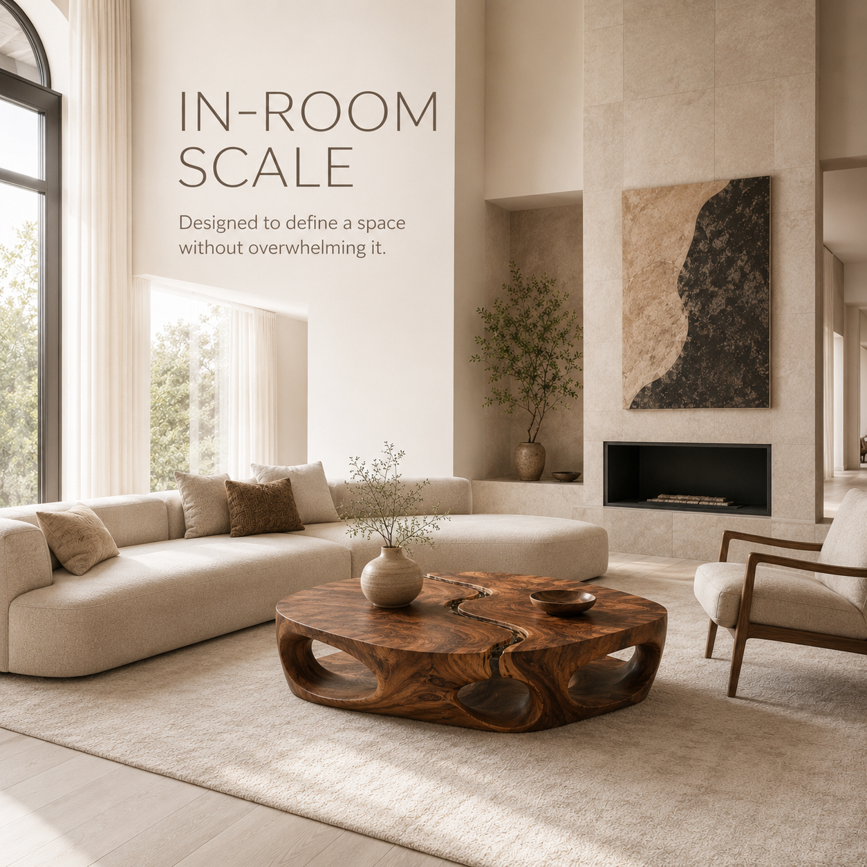 Orin Organic Modern Coffee Table - product image 04