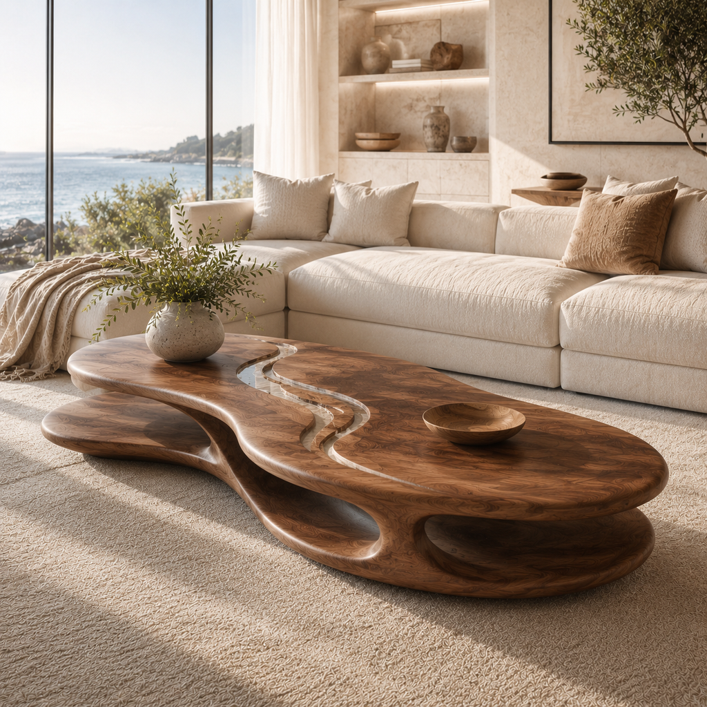 Selene Rounded Lounge Coffee Table - main view