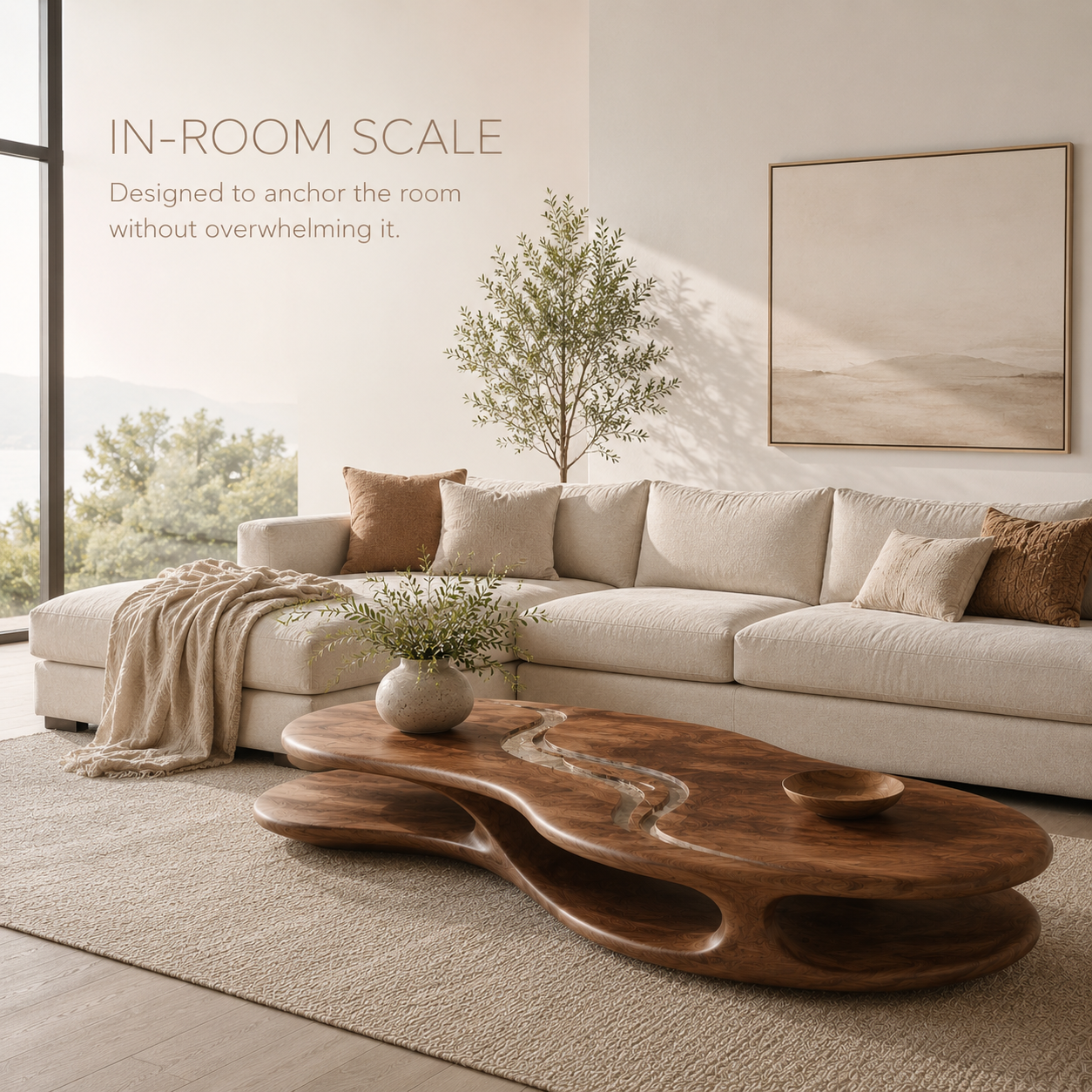 Selene Rounded Lounge Coffee Table - product image 04