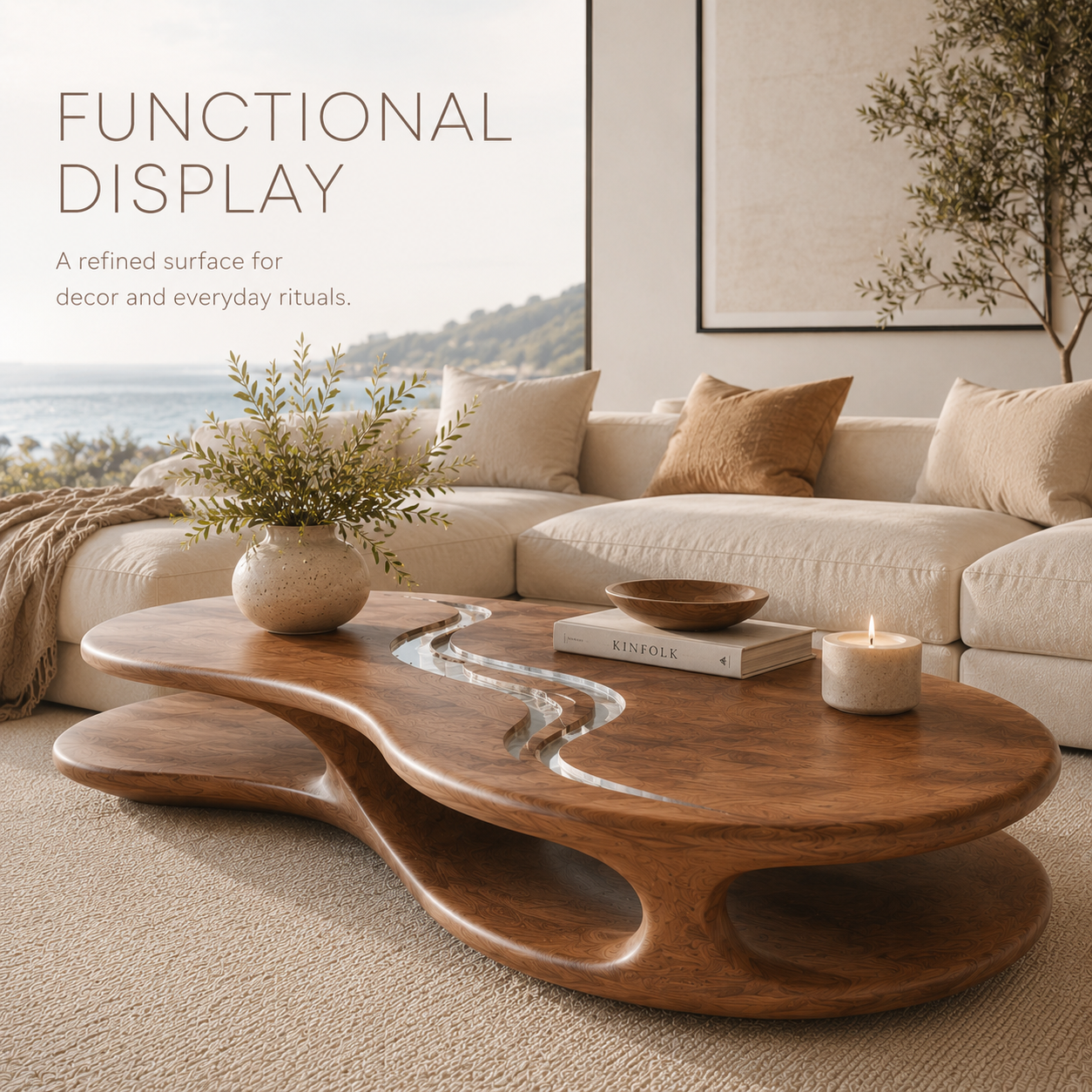 Selene Rounded Lounge Coffee Table - product image 07