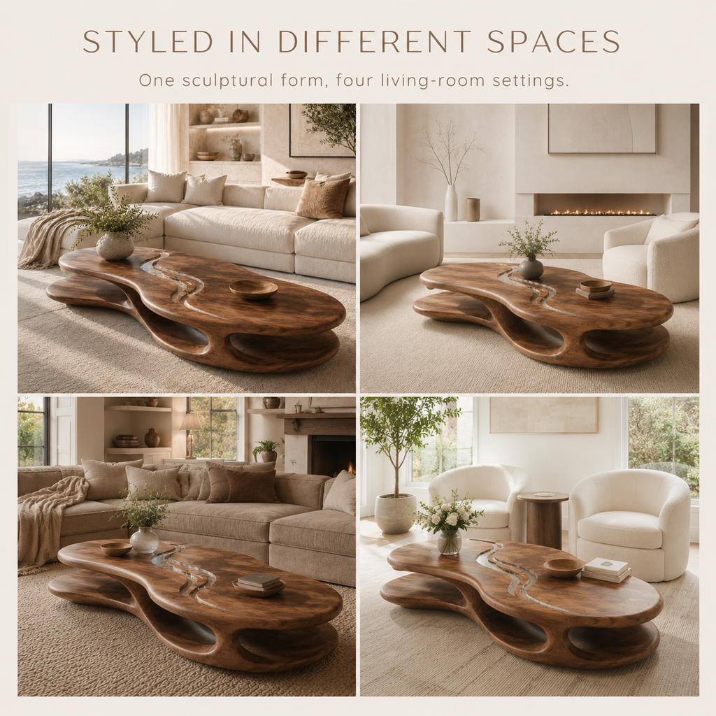 Selene Rounded Lounge Coffee Table - product image 10