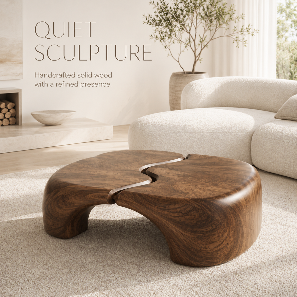 Mira Flow Wood Coffee Table - product image 02