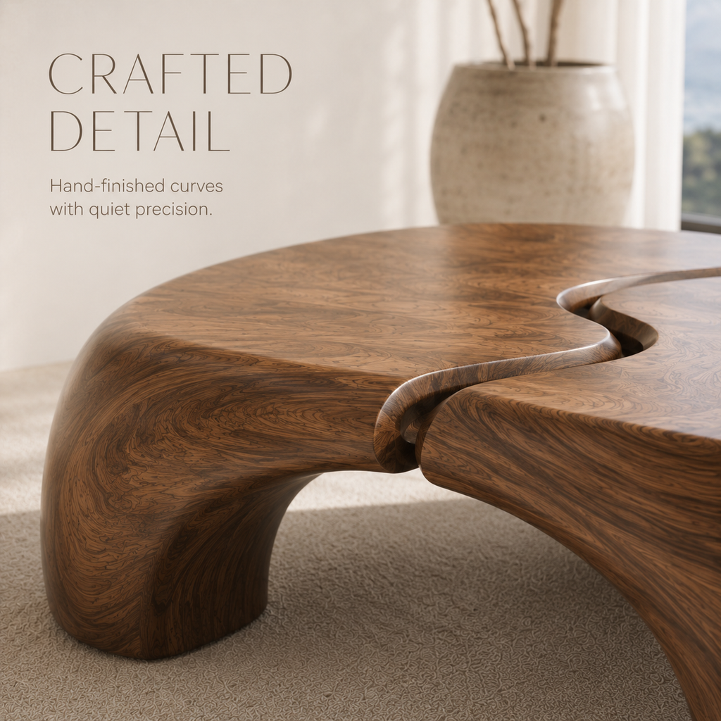 Mira Flow Wood Coffee Table - product image 06