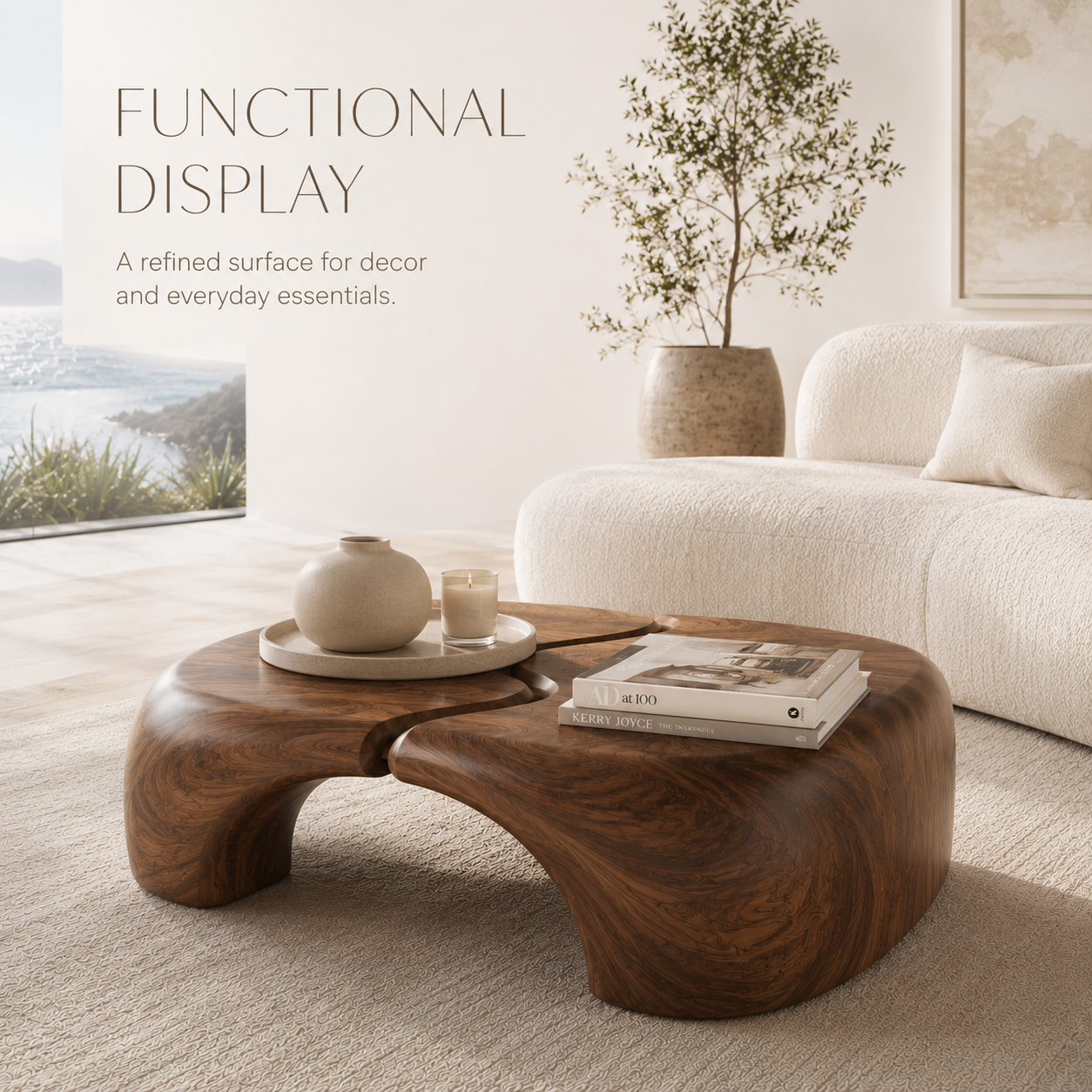 Mira Flow Wood Coffee Table - product image 07