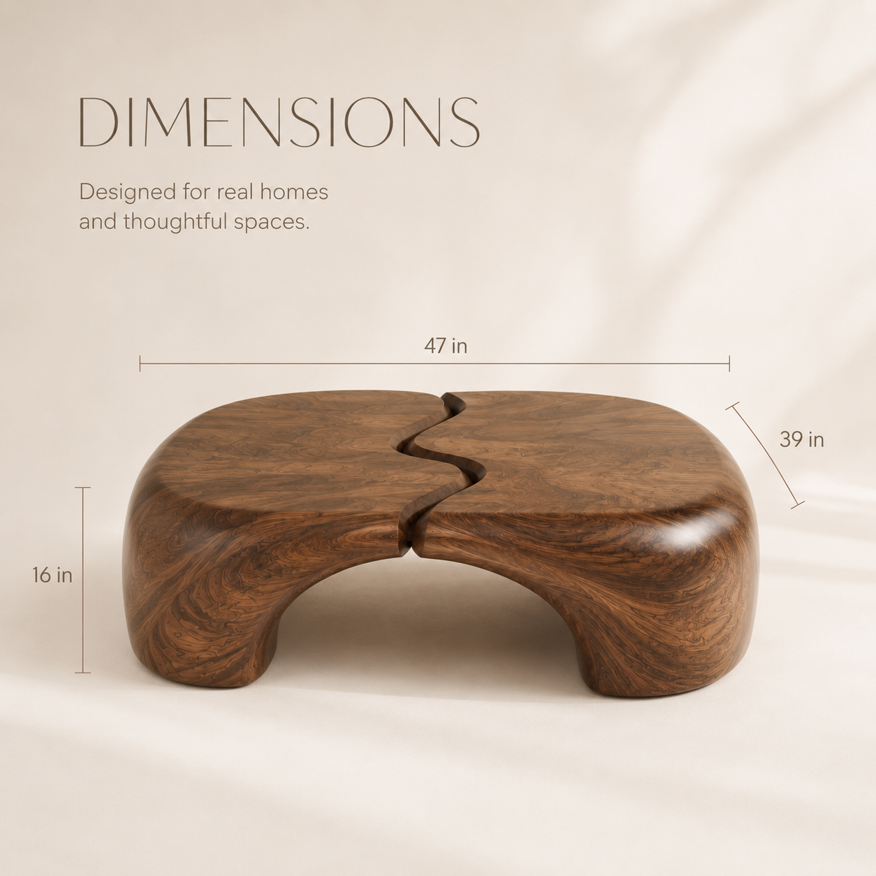 Mira Flow Wood Coffee Table - product image 08
