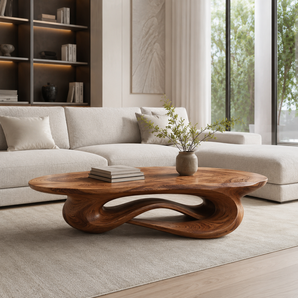 Vale Sculptural Coffee Table - main view