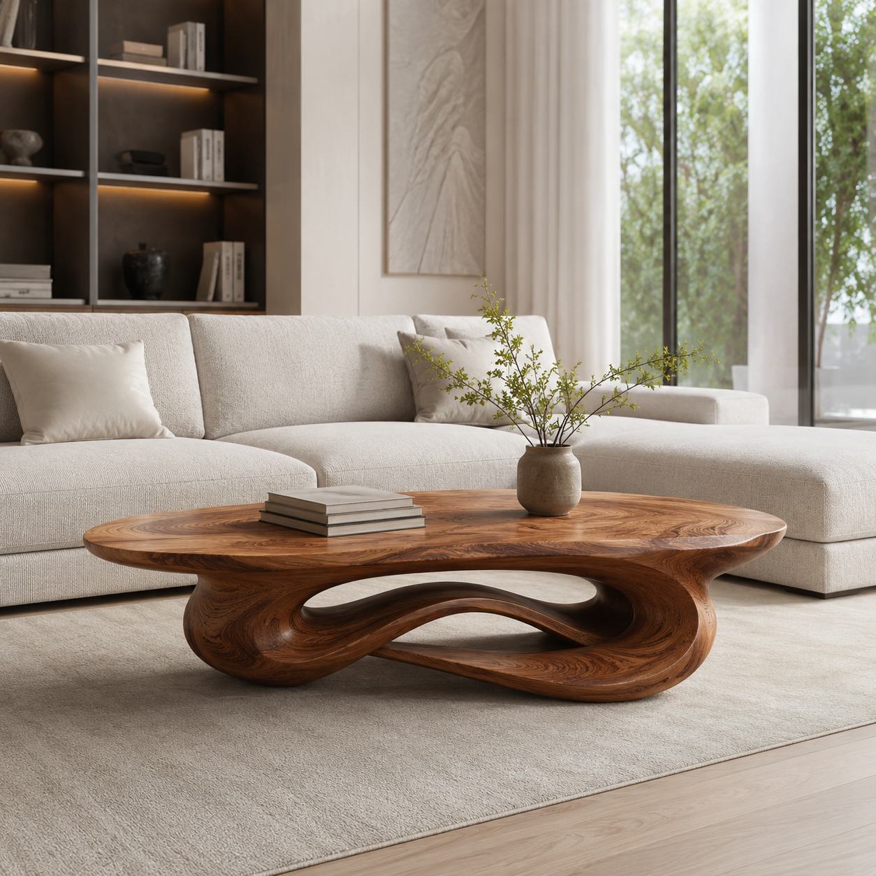 Vale Sculptural Coffee Table - main view