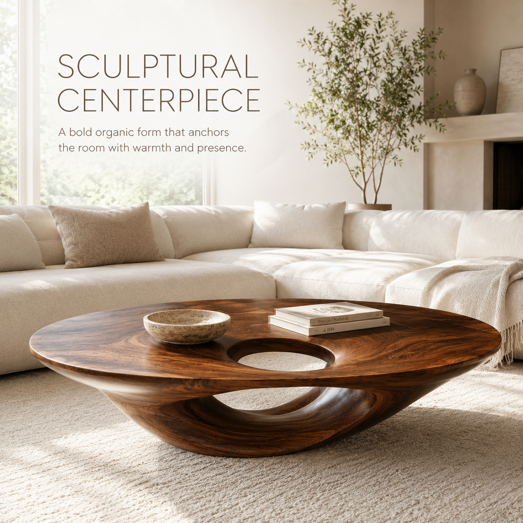 Alden Curved Wood Coffee Table - product image 02