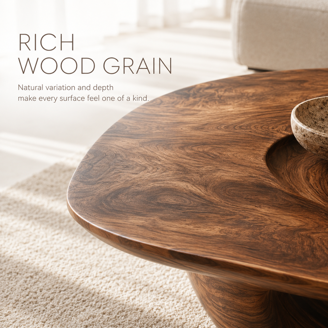 Alden Curved Wood Coffee Table - product image 05