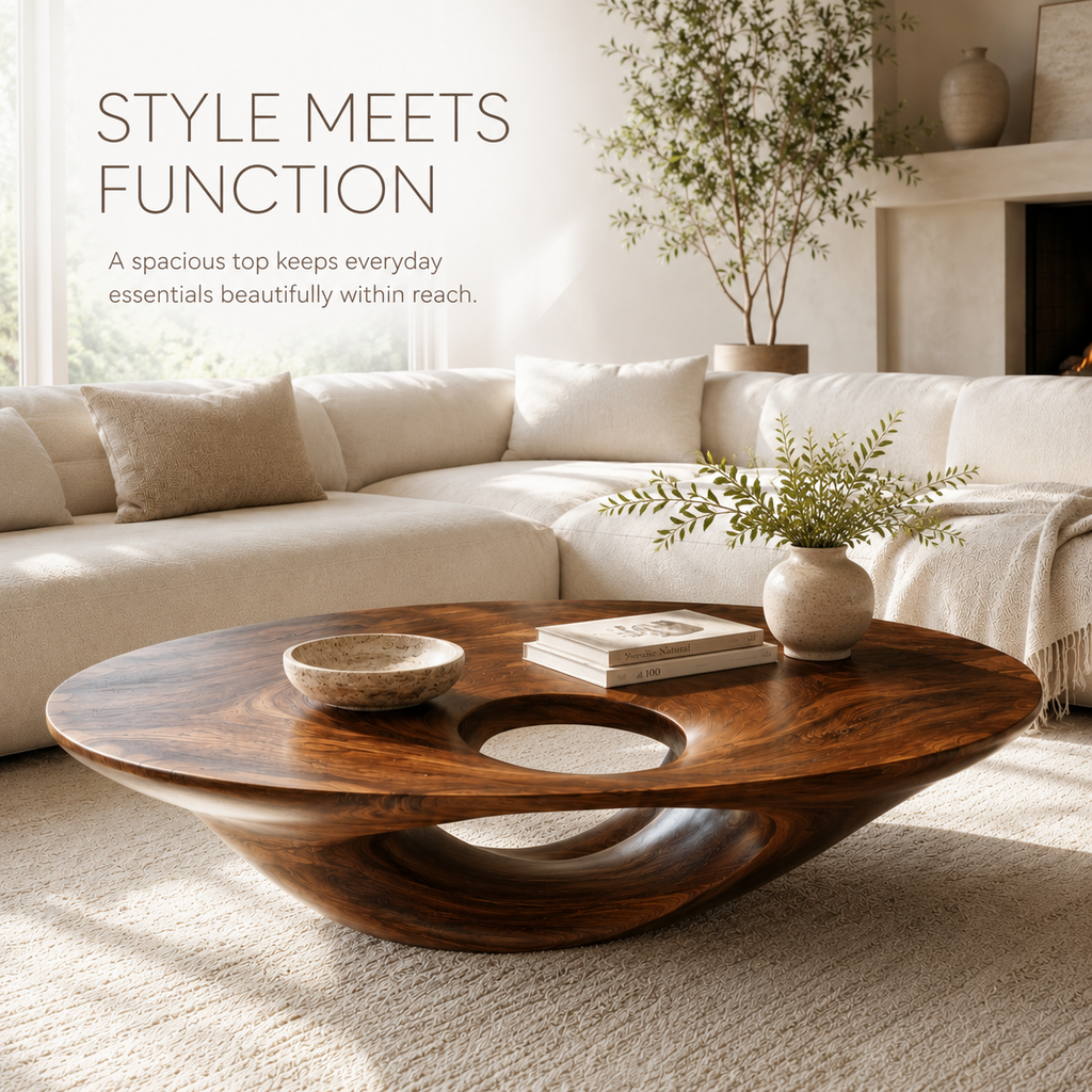 Alden Curved Wood Coffee Table - product image 07