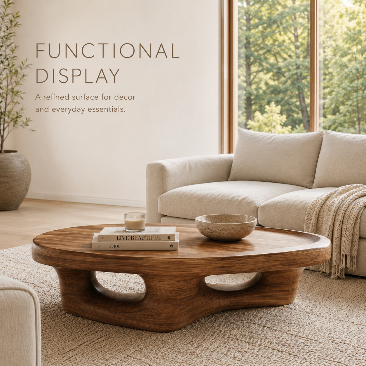 Aurelle Sculptural Coffee Table - product image 05