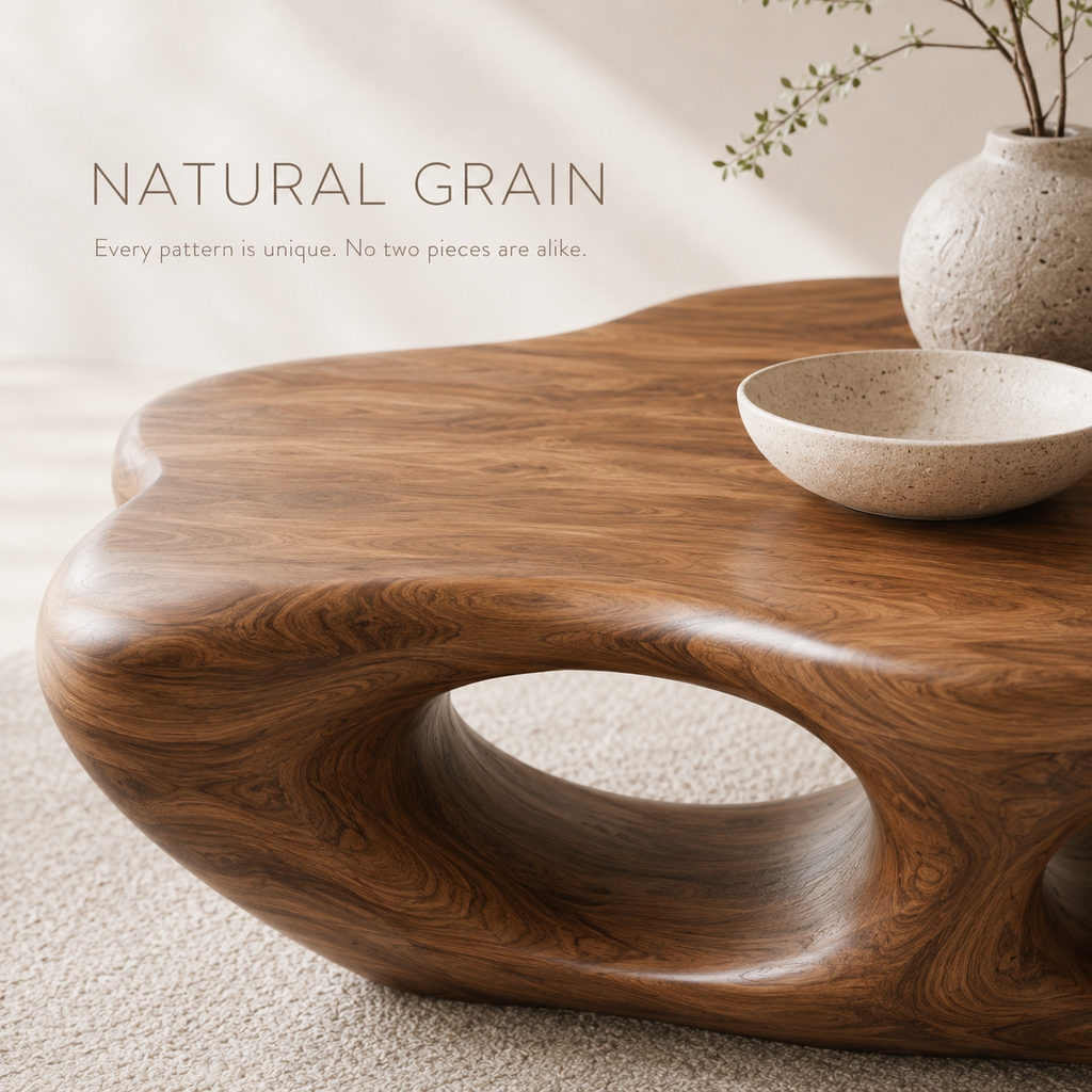 Marin Rounded Wood Coffee Table - product image 06