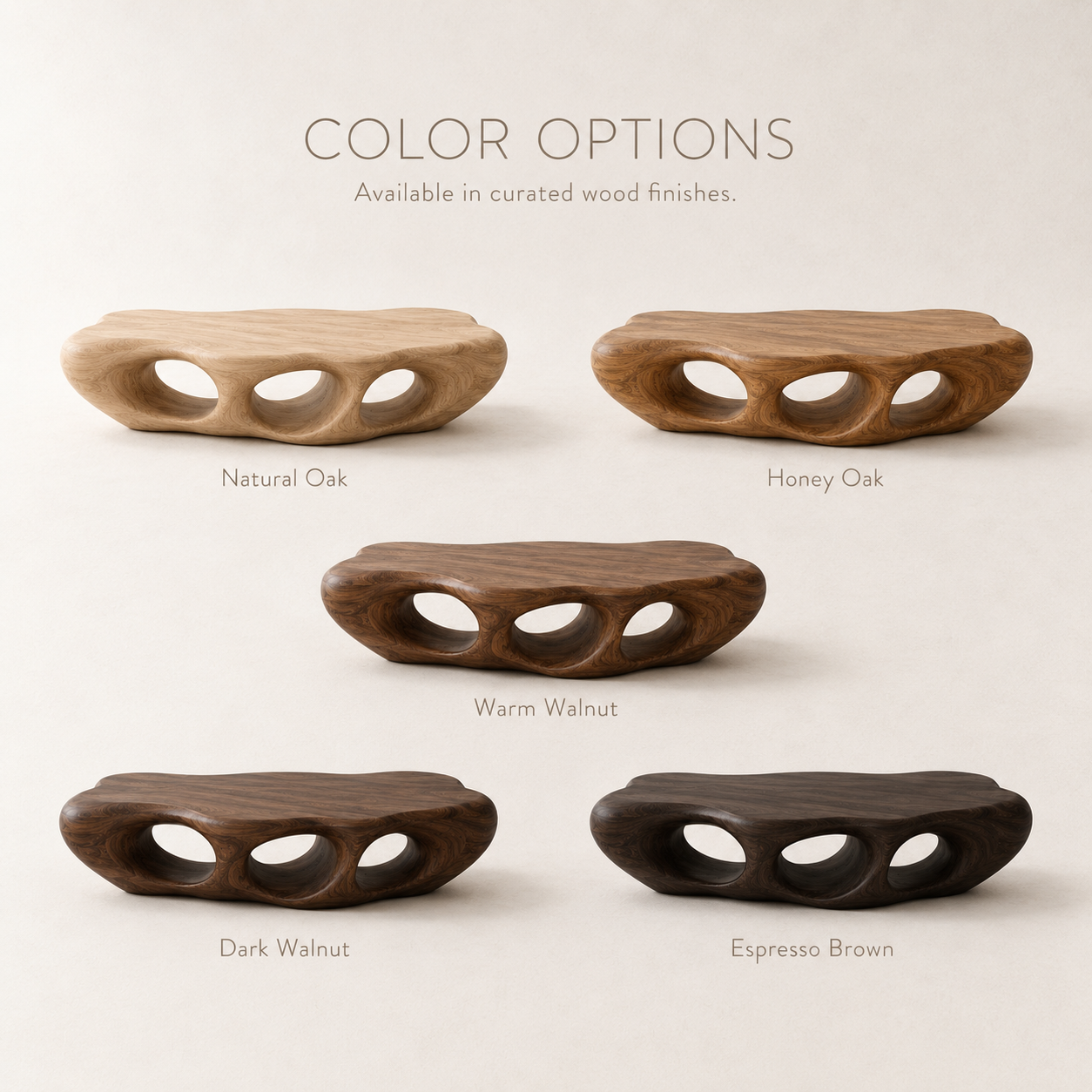 Marin Rounded Wood Coffee Table - product image 11