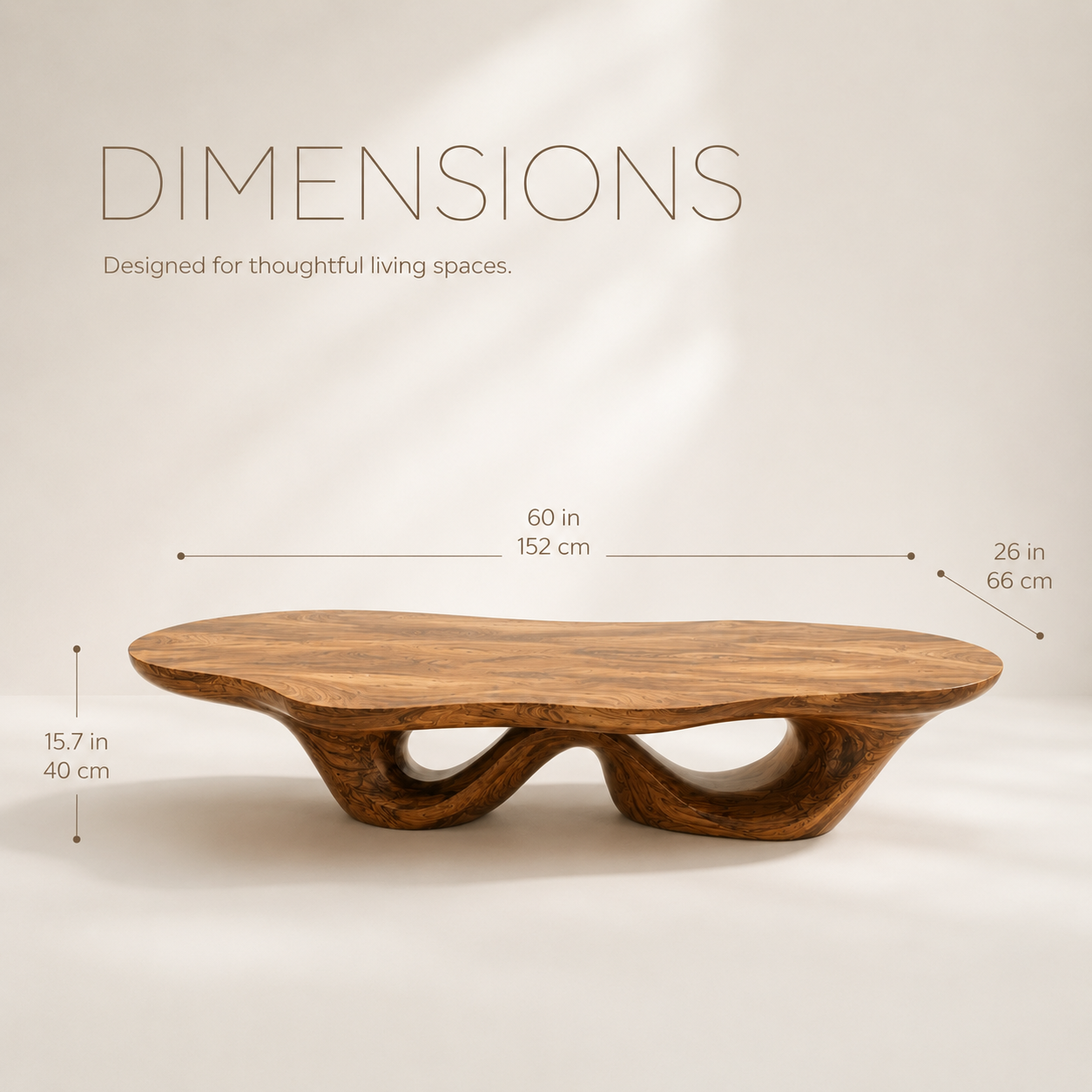 Elara Soft Curve Coffee Table - product image 08
