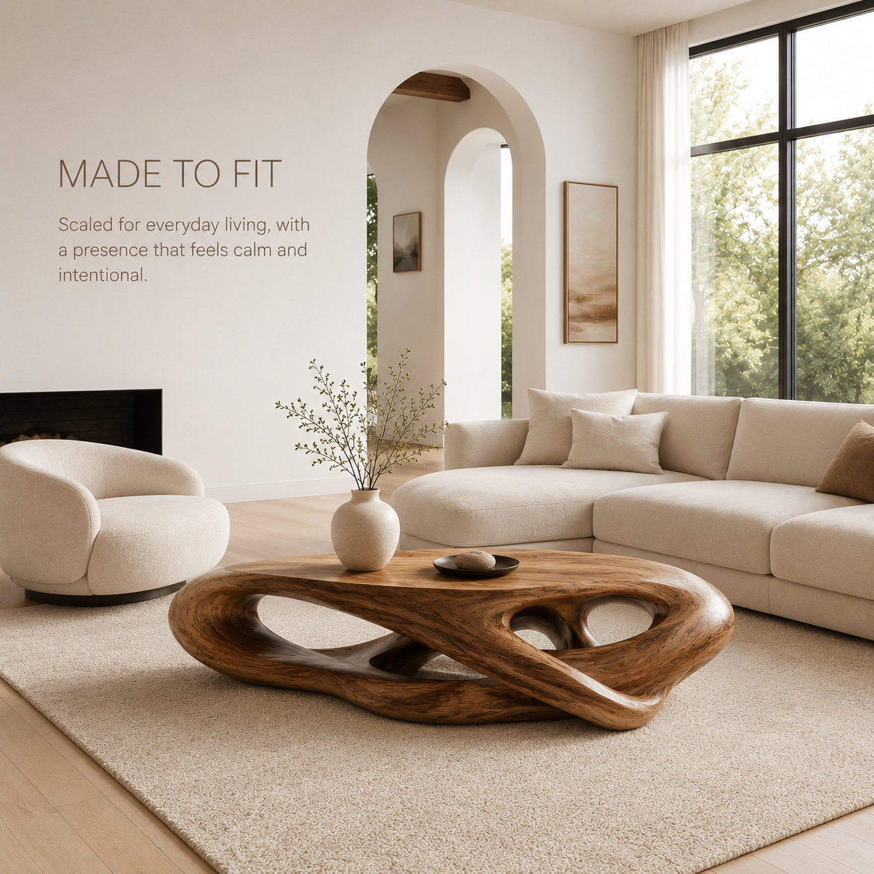 Nolan Arc Living Room Coffee Table - product image 04