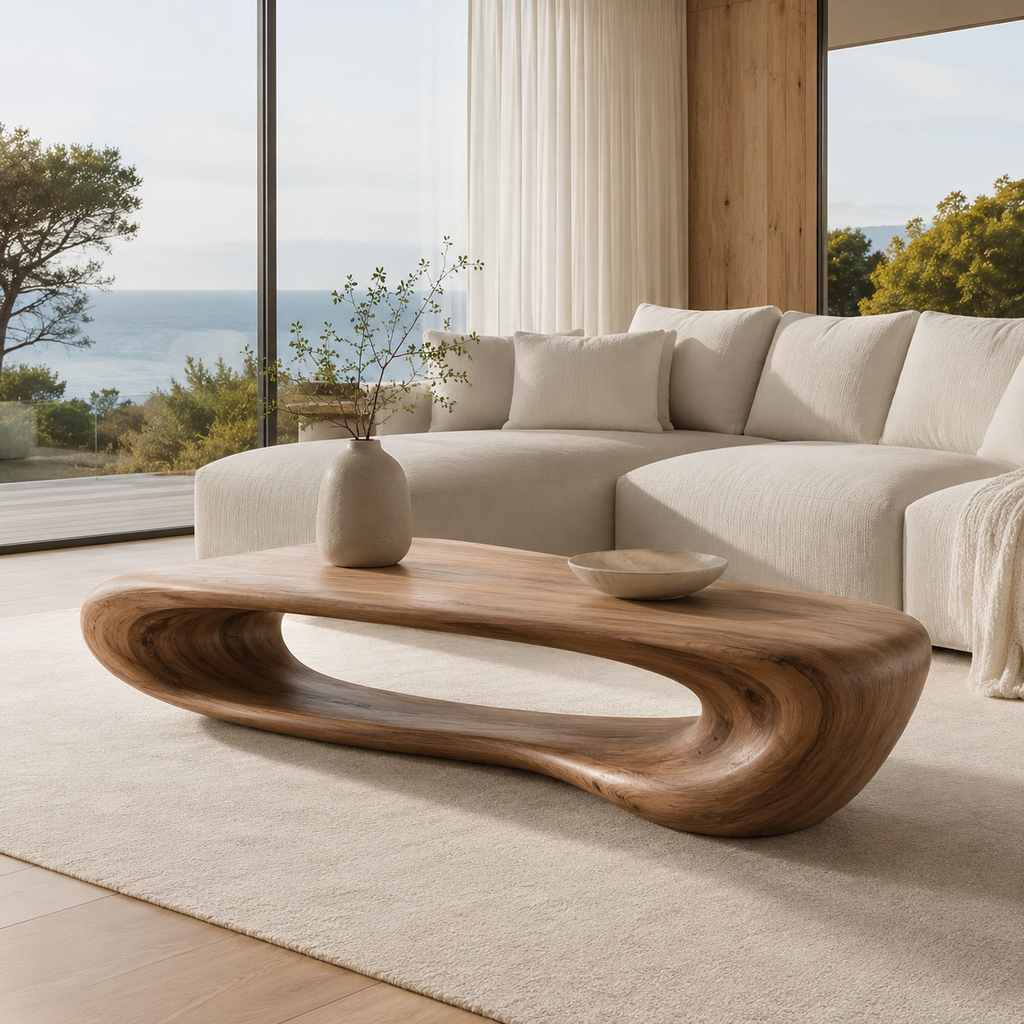 Liora Warm Walnut Coffee Table - main view
