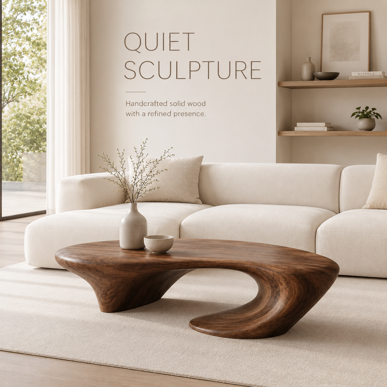 Brielle Sculpted Coffee Table - product image 02