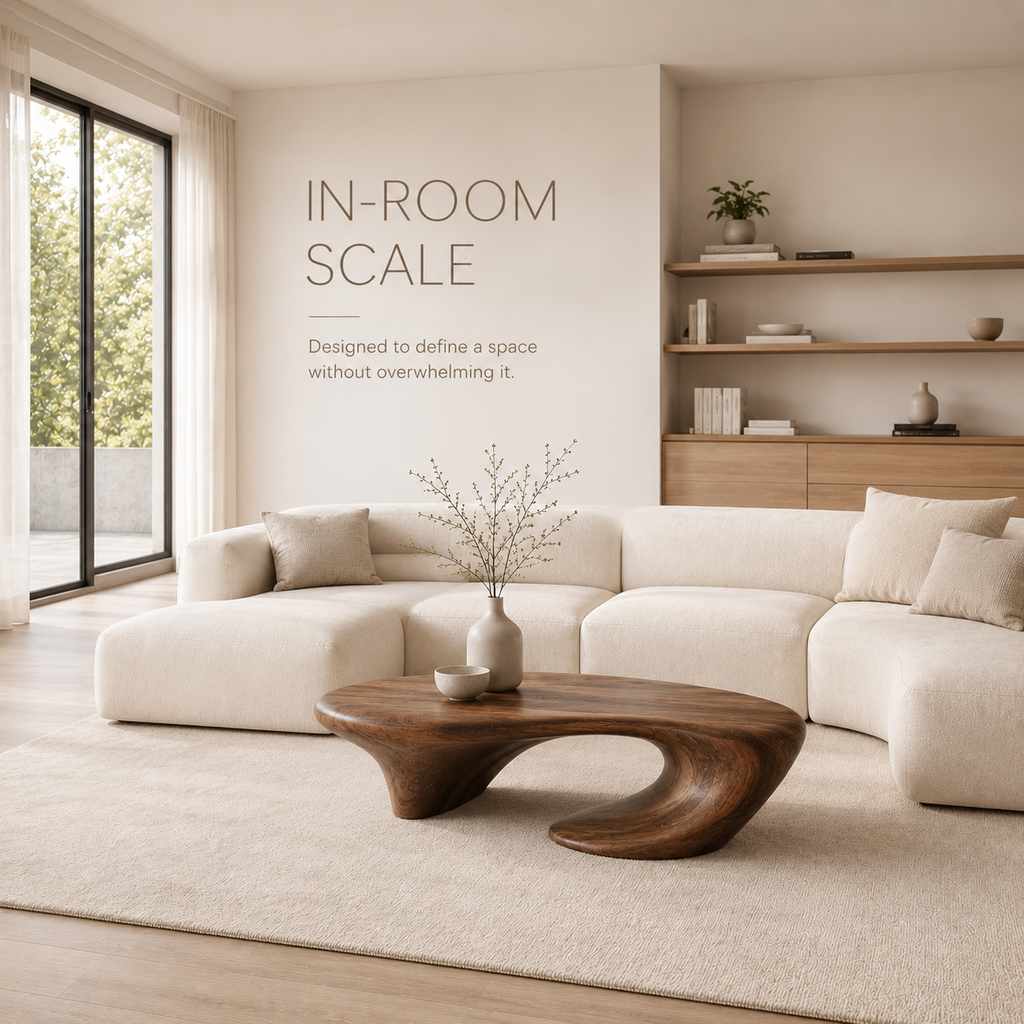 Brielle Sculpted Coffee Table - product image 04
