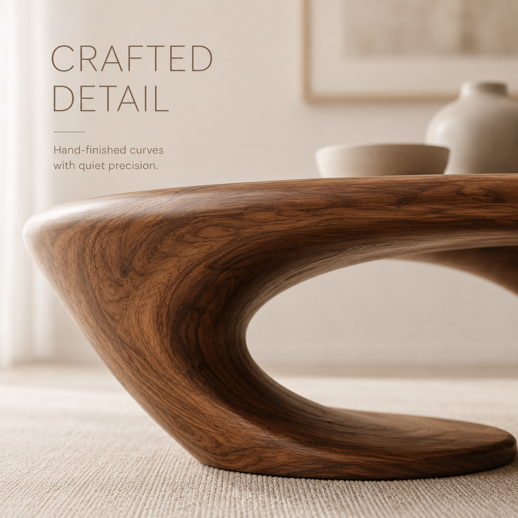 Brielle Sculpted Coffee Table - product image 06
