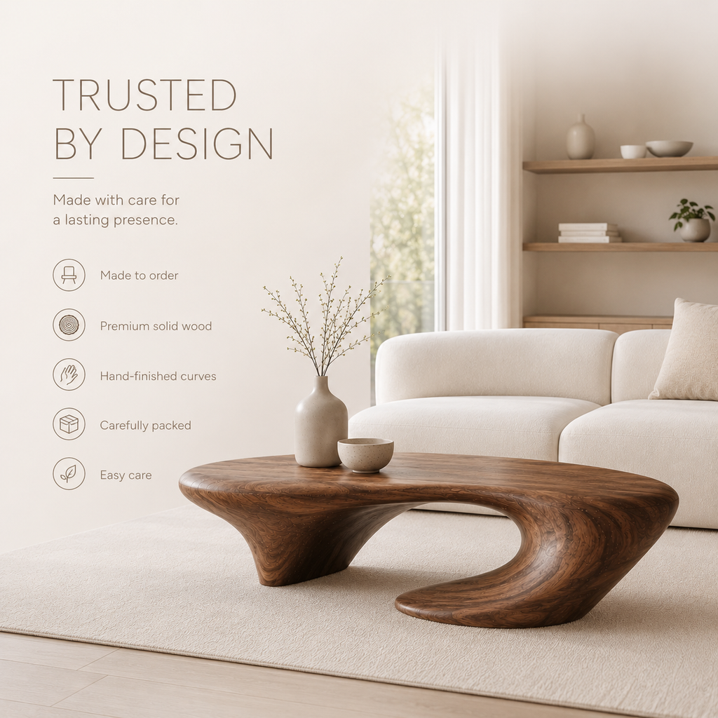 Brielle Sculpted Coffee Table - product image 10