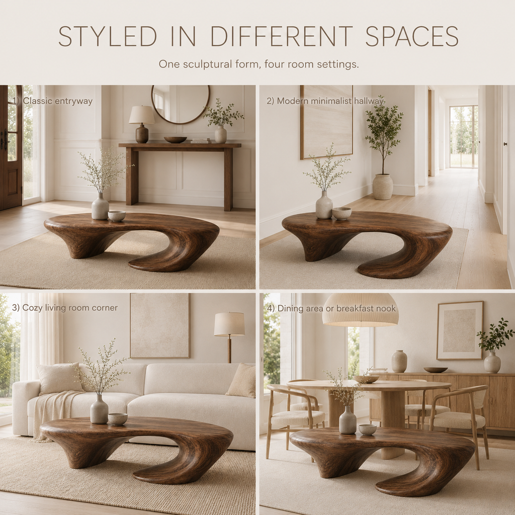 Brielle Sculpted Coffee Table - product image 11