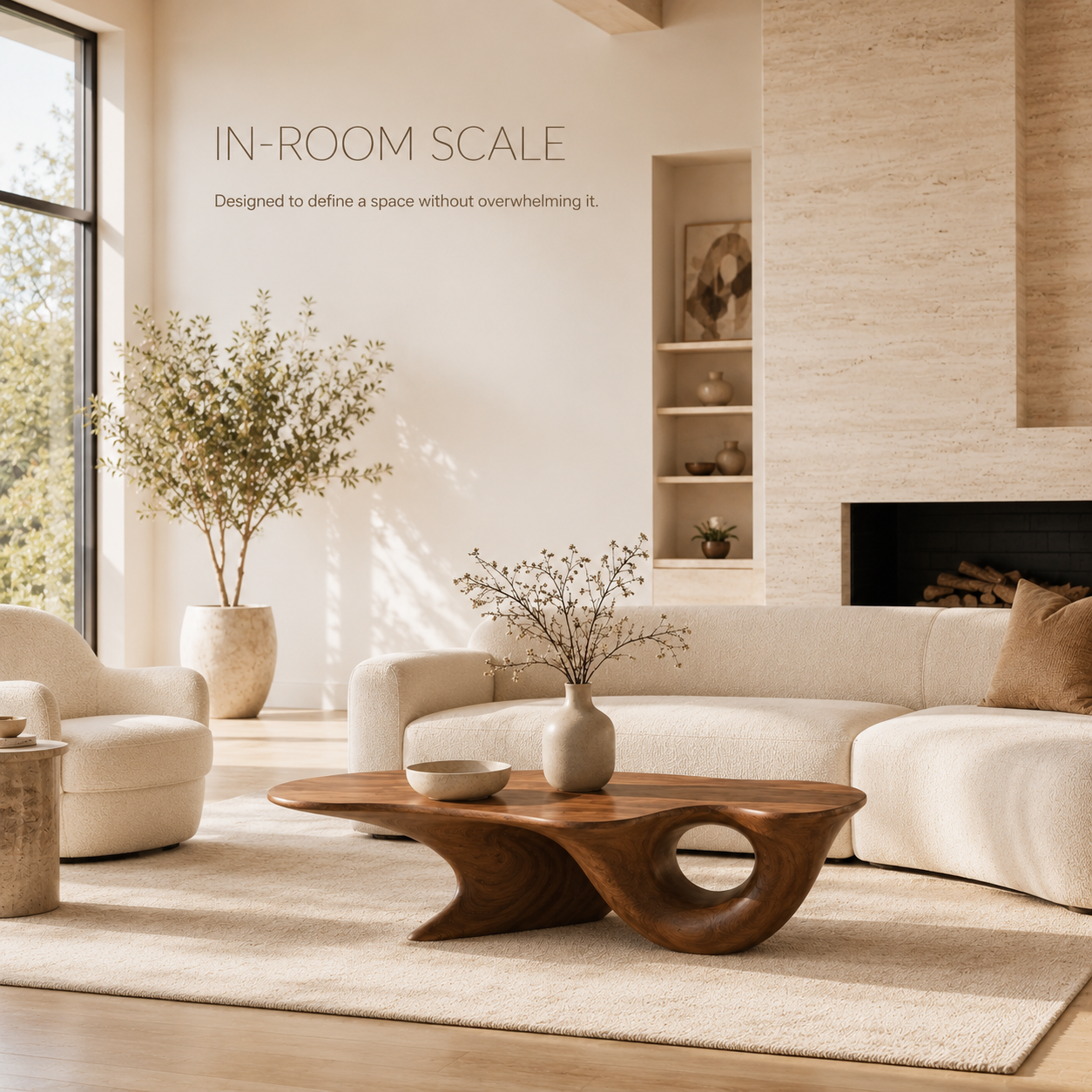 Orin Organic Modern Coffee Table - product image 04
