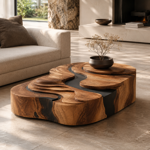 Vale Sculptural Coffee Table - main view