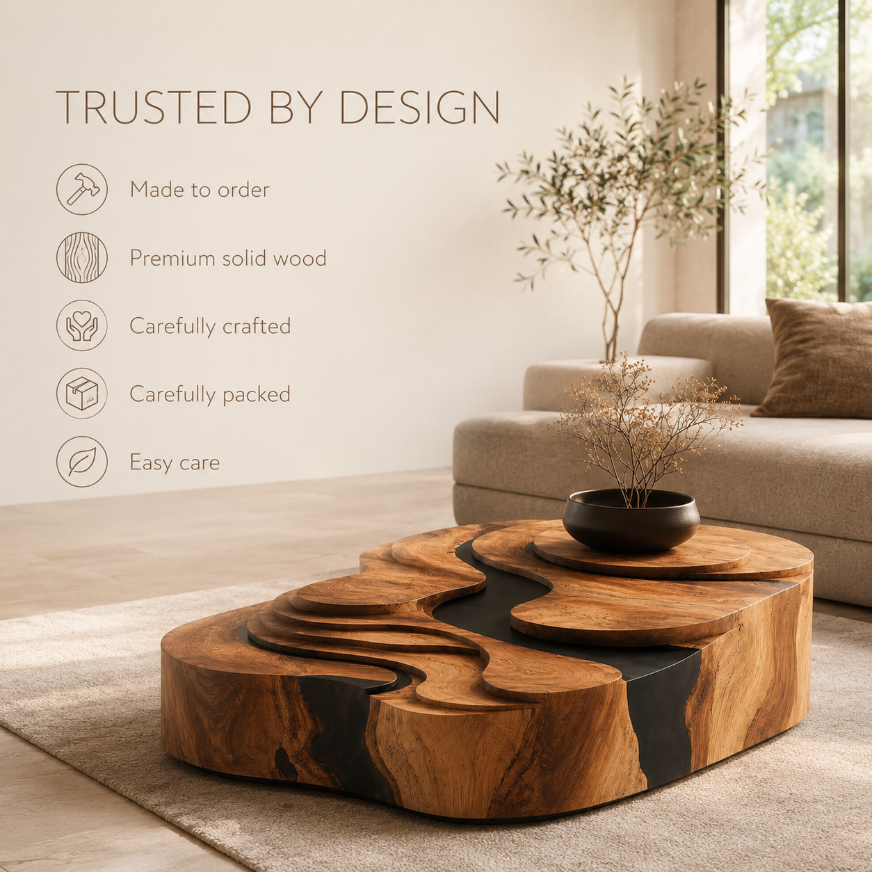 Vale Sculptural Coffee Table - product image 09